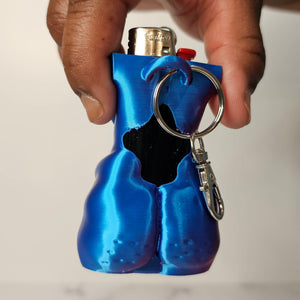 "Kris" Lighter Holder Keychain