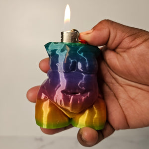"Ash" Lighter Holder Keychain