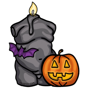 Holographic Halloween Jody Sticker