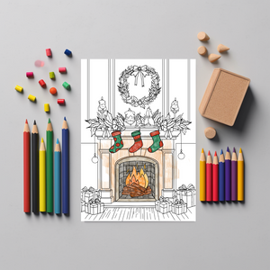 Winter Coloring Page Bundle