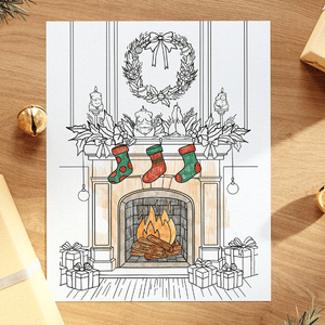 Winter Coloring Page Bundle