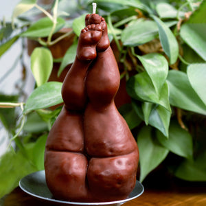 Thighs of Thunder Plus Size Leg Candle