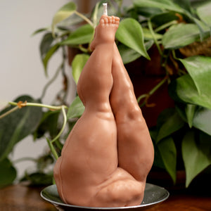 Thighs of Thunder Plus Size Leg Candle