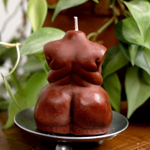 "Dorell" Plus Size Pregnant Candle