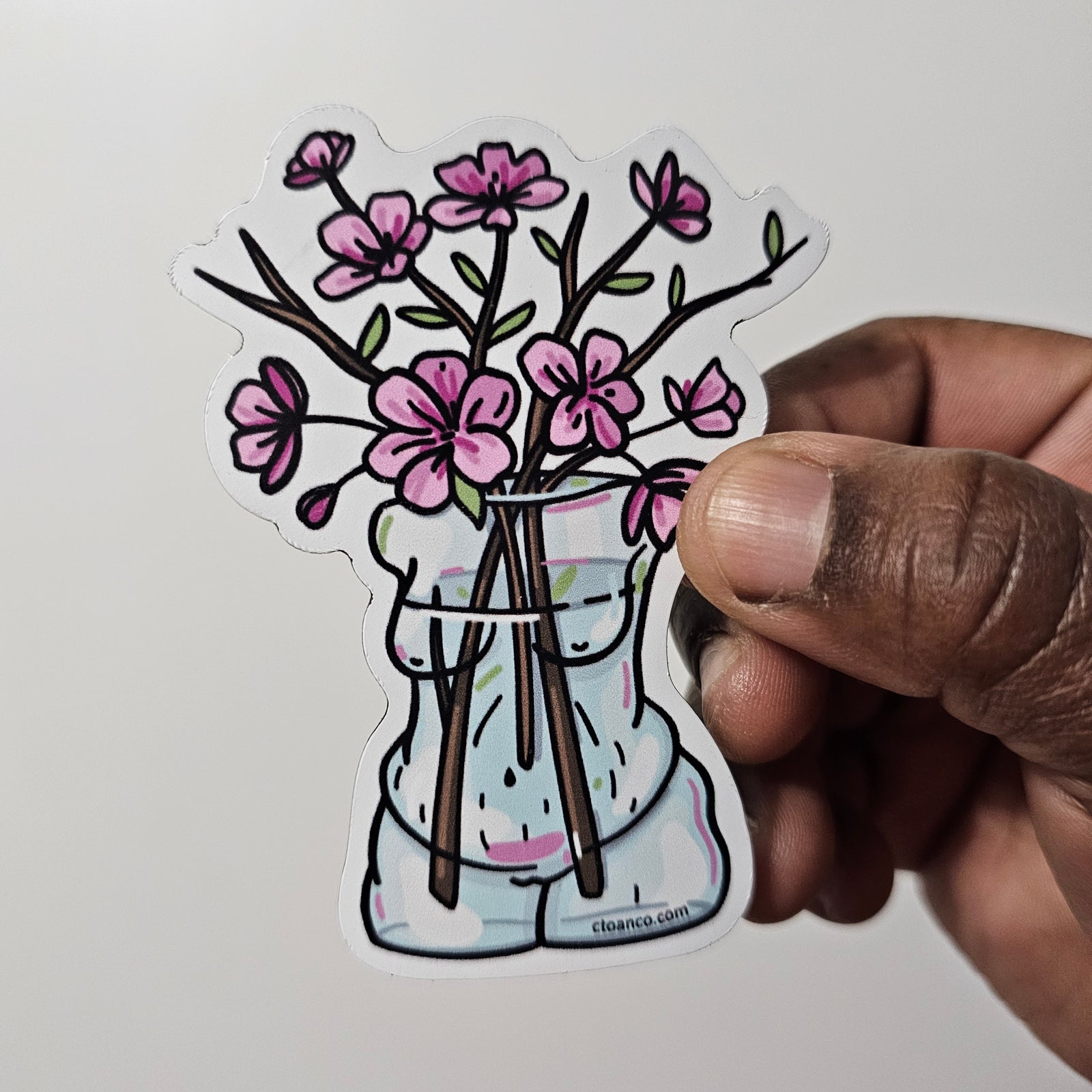 Cherry Blossom Kris Vase Magnet