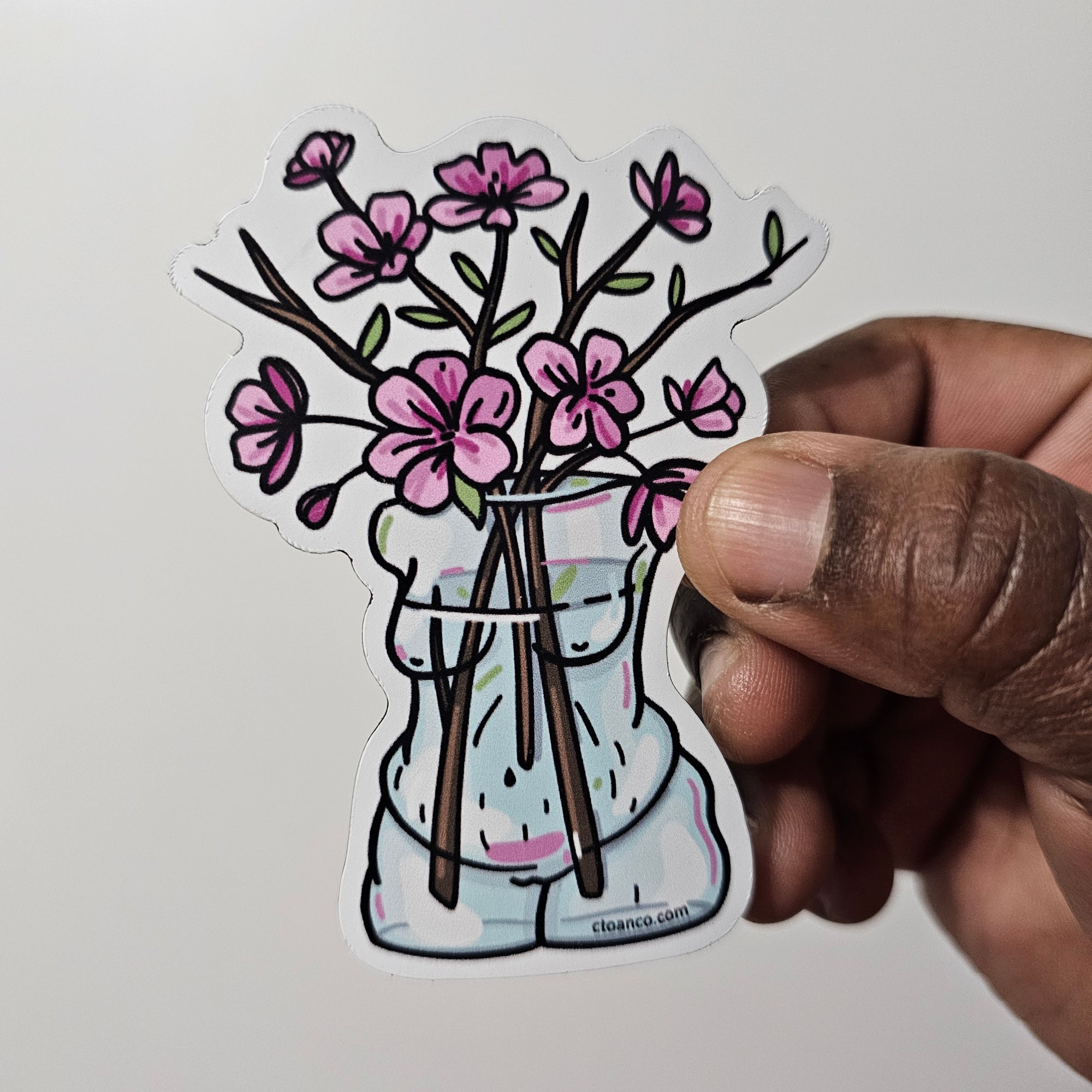 Cherry Blossom Kris Vase Magnet