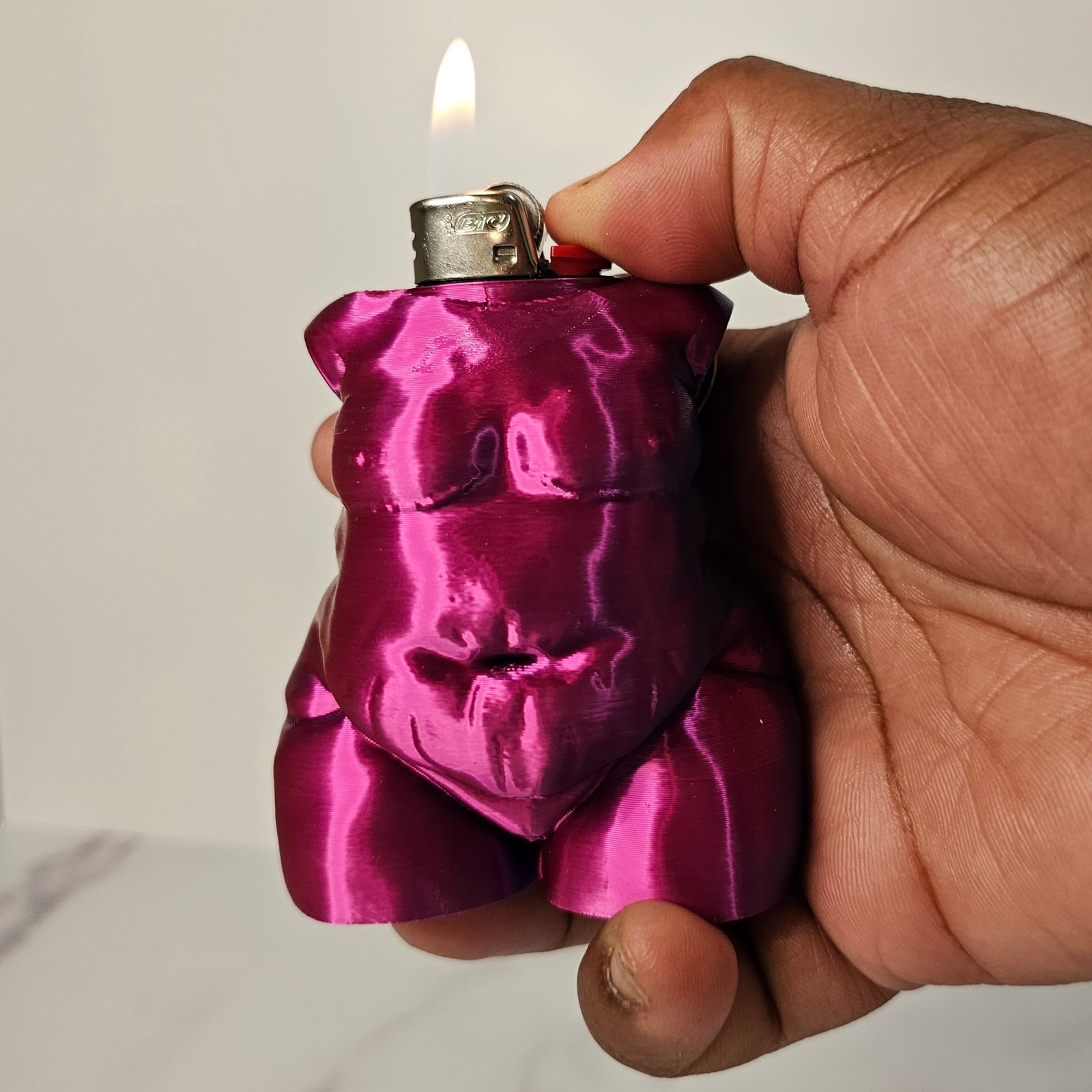"Ash" Lighter Holder Keychain