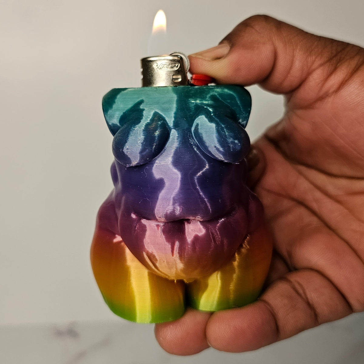 "Frankie" Lighter Holder Keychain