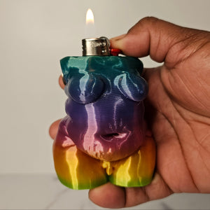 "Brooklyn" Lighter Holder Keychain