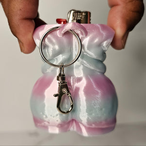 "Ash" Lighter Holder Keychain