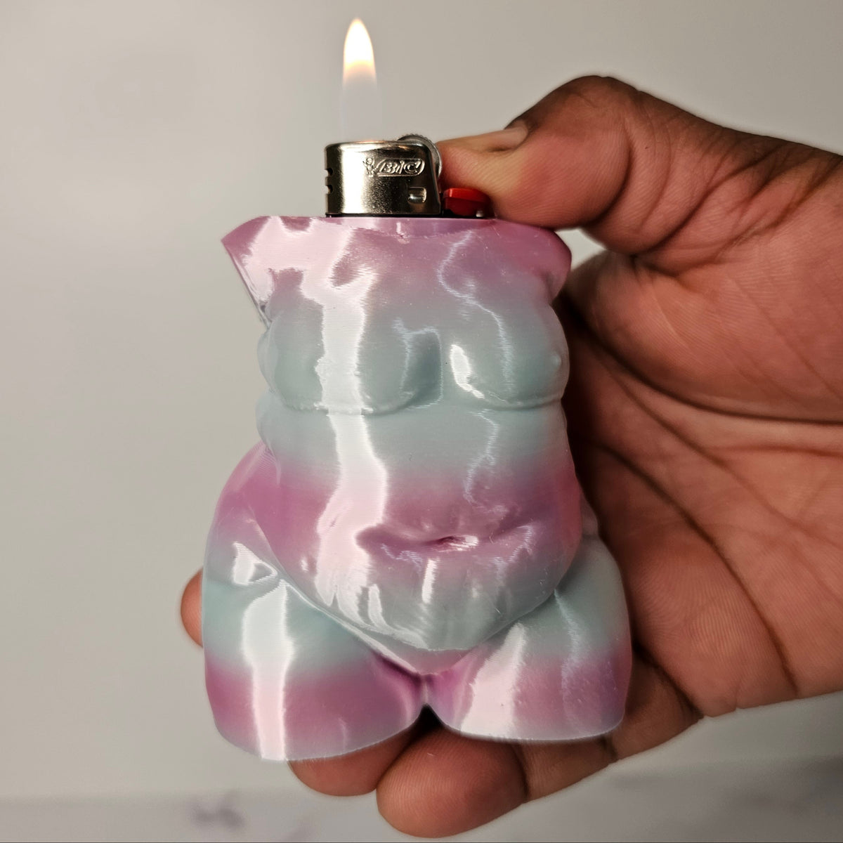 "Ash" Lighter Holder Keychain