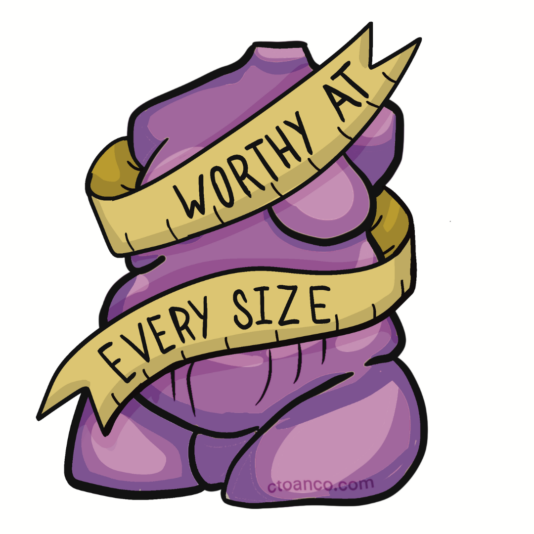 Worthy at Every Size Frankie Sticker