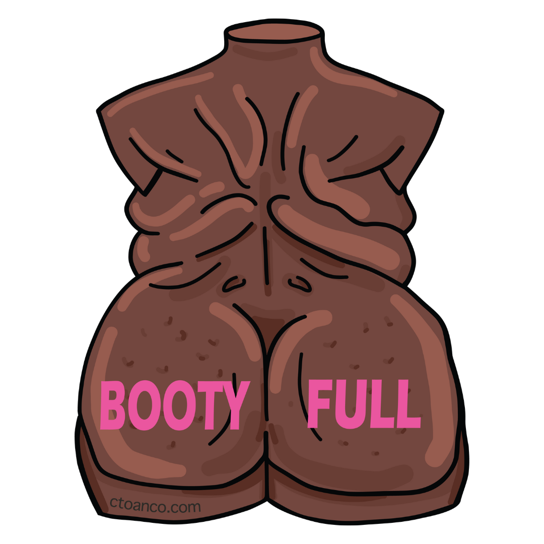 Booty-Full Sticker