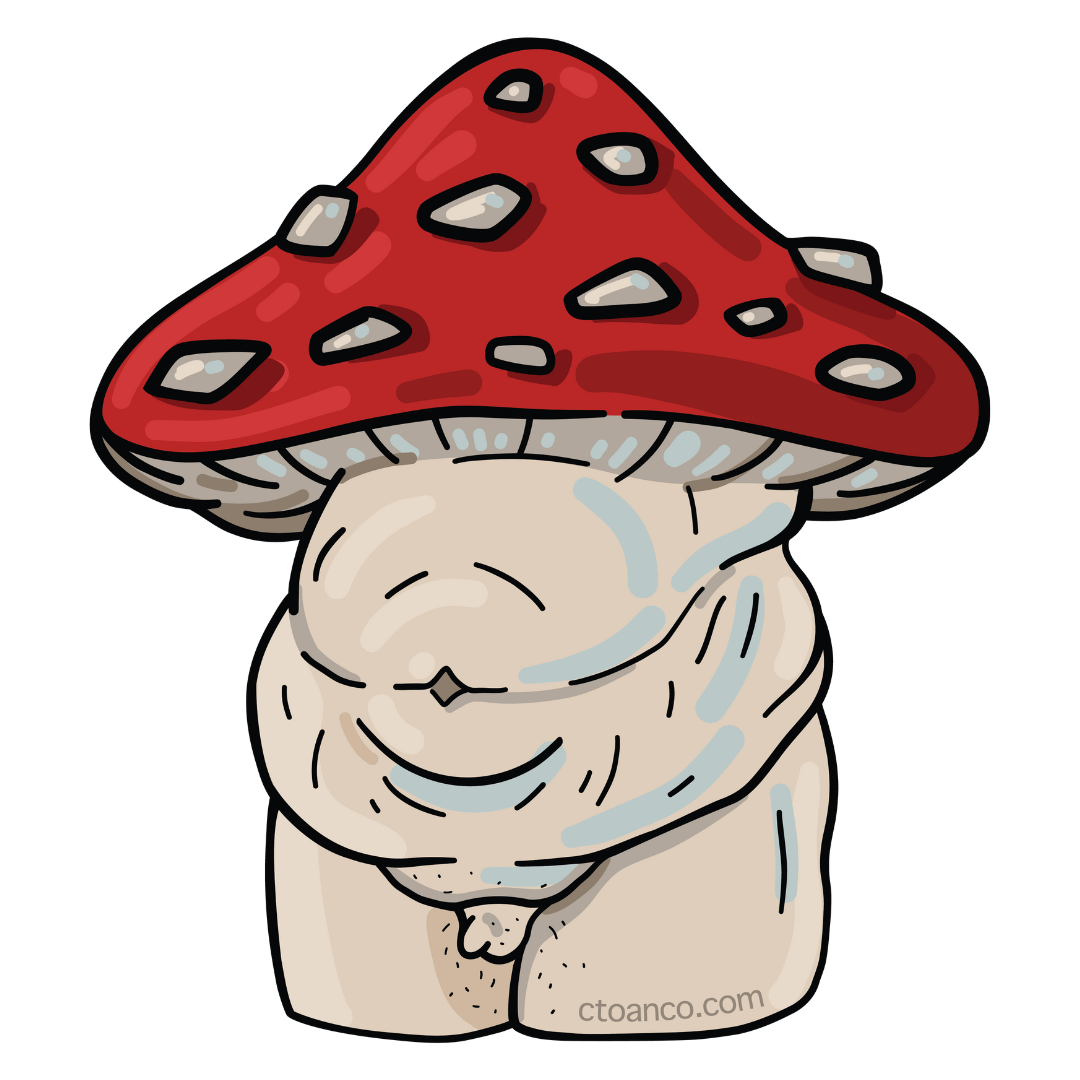 Mushroom Jody Sticker