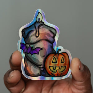 Holographic Halloween Jody Sticker