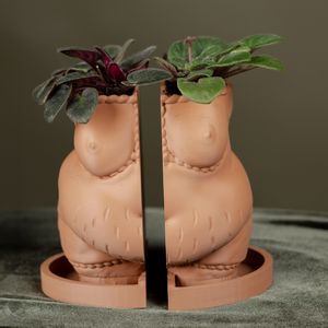 "Robin" Bookend Planter Set