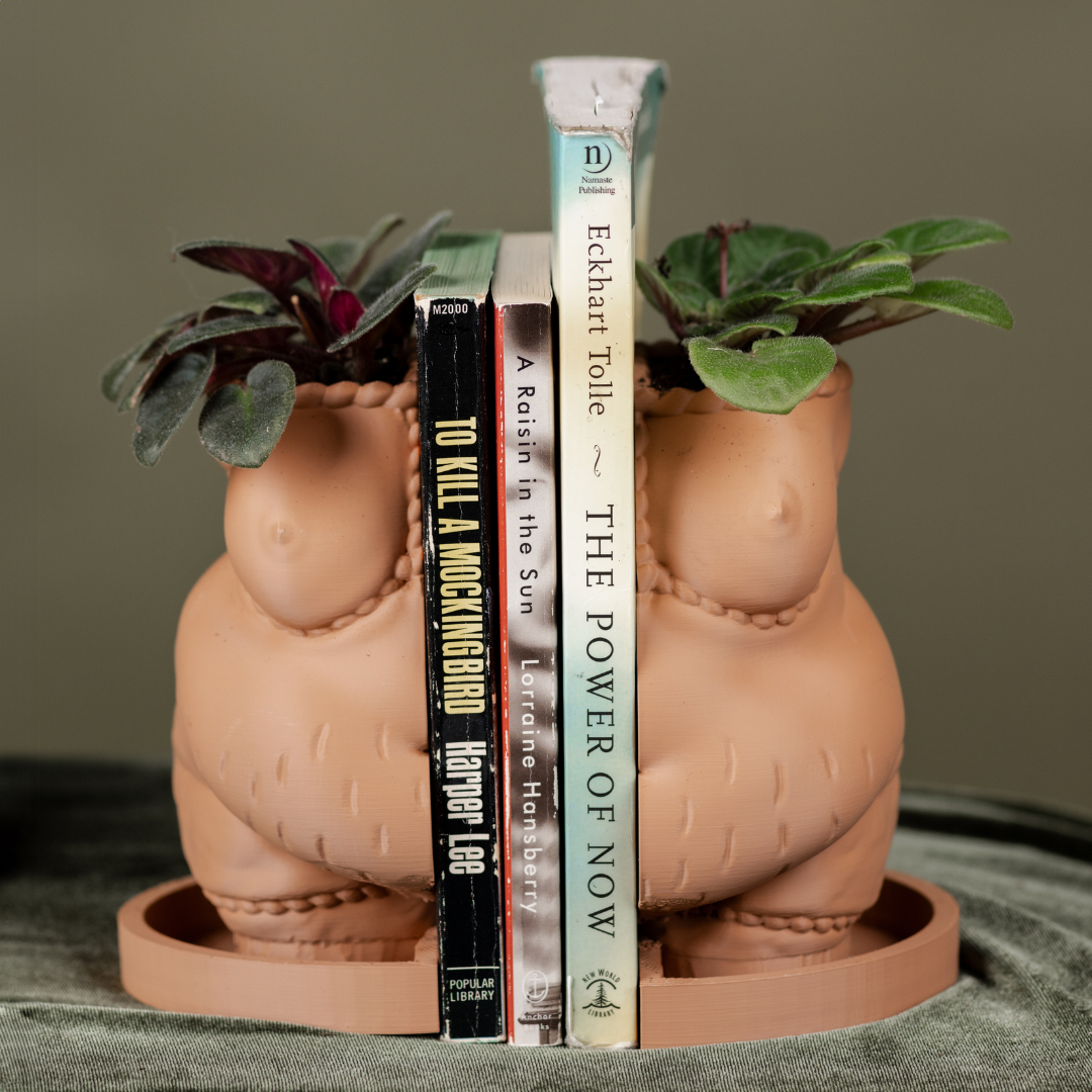 "Robin" Bookend Planter Set