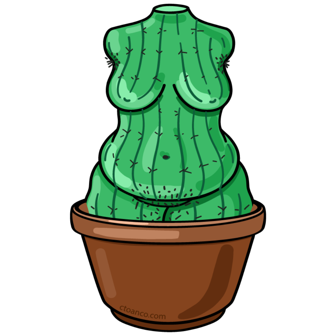 Cactus Kris Sticker