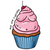 Eat the Cupcake Sticker