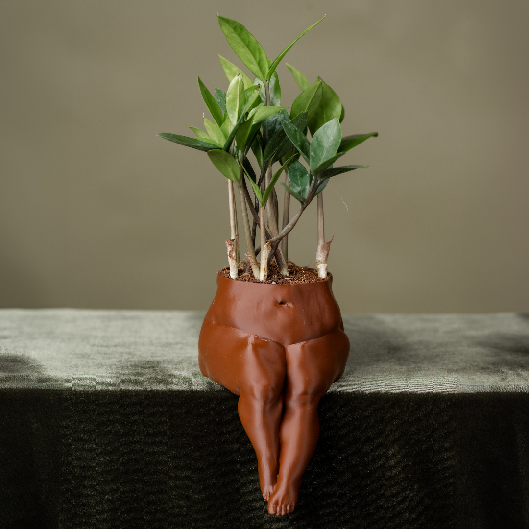 booty pot plant Thighs of Thunder Seated Planter