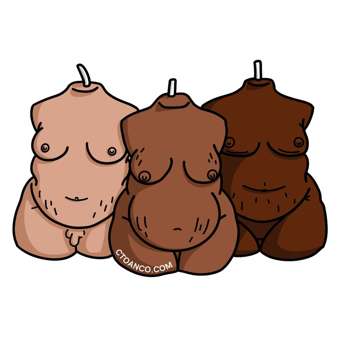 Three Candle Sticker