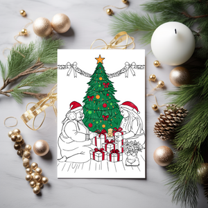 Christmas Tree Coloring Page