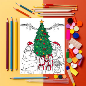 Christmas Tree Coloring Page