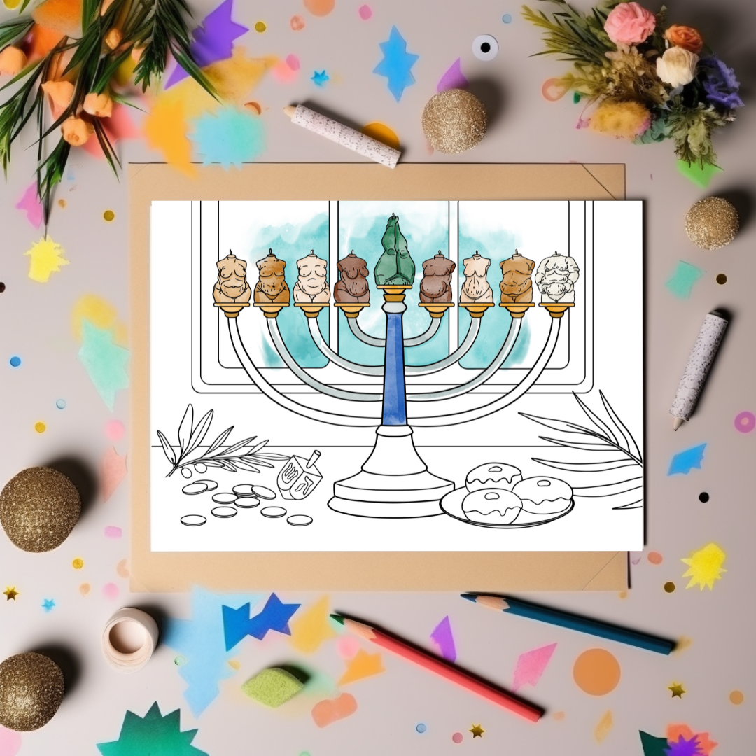 Chanukah Coloring Page