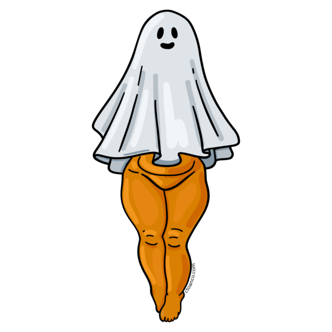 Ghost Thighs of Thunder Sticker