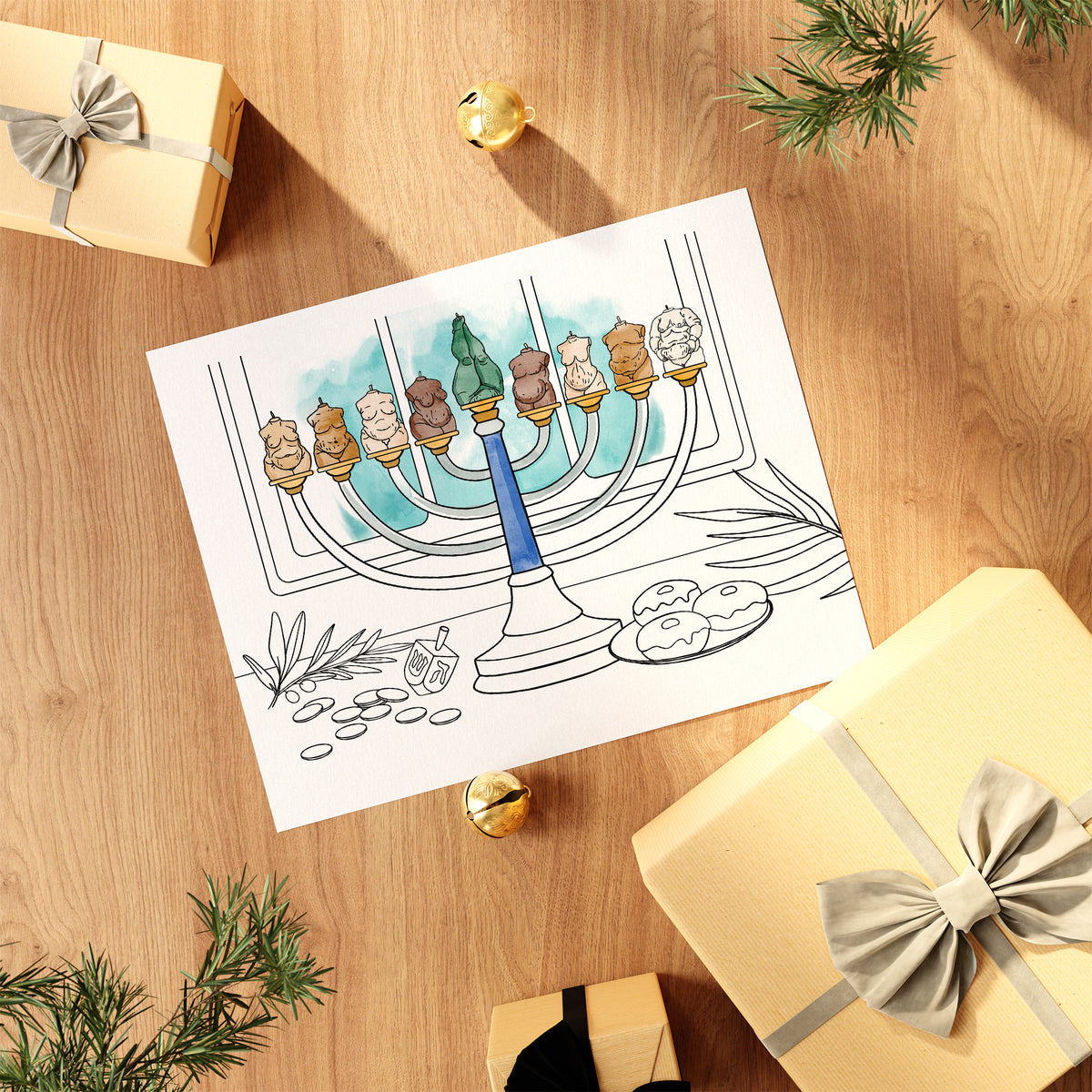 Winter Coloring Page Bundle