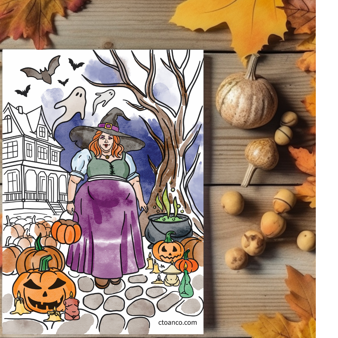 Halloween Coloring Page